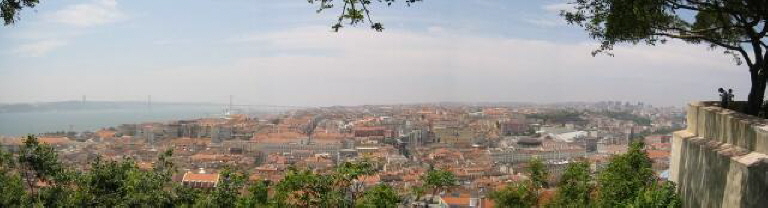Bird's Eye View of Lisbon