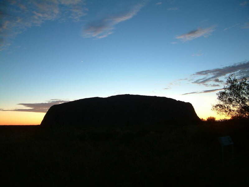 Sunrise at Uluru